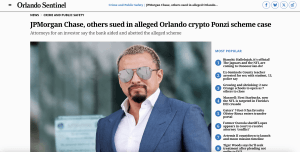 Orlando Sentinel coverage of class action lawsuits filed over $328 million Goliath Ventures cryptocurrency Ponzi scheme