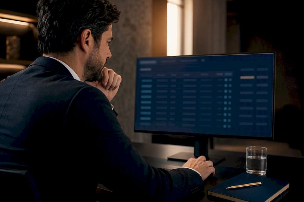 Analyst screening crypto wallet address