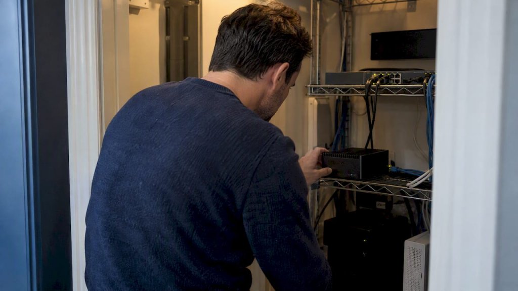 Operator checking a self-run staking validator
